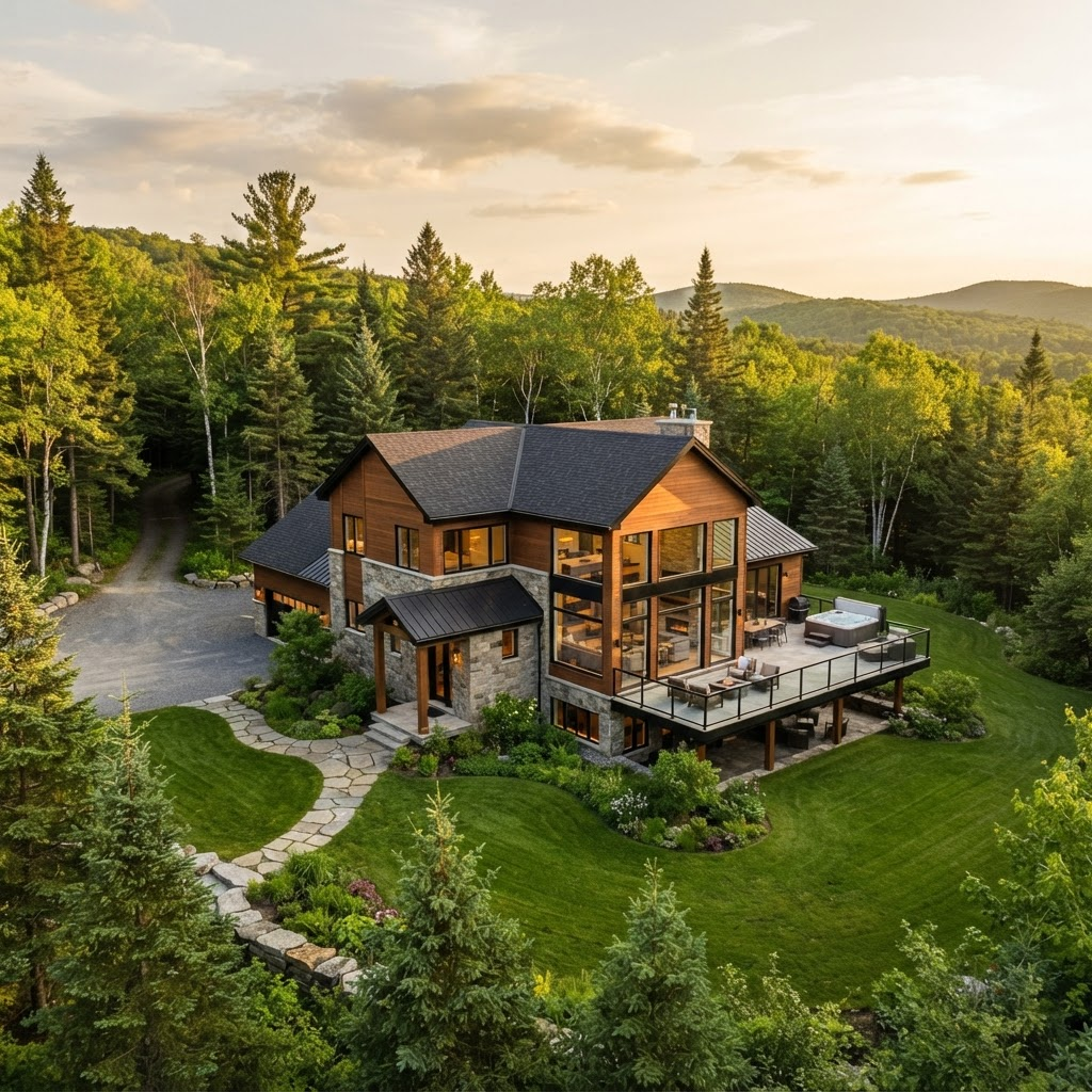 Maison sur 10 acres — Domaine Lakefield